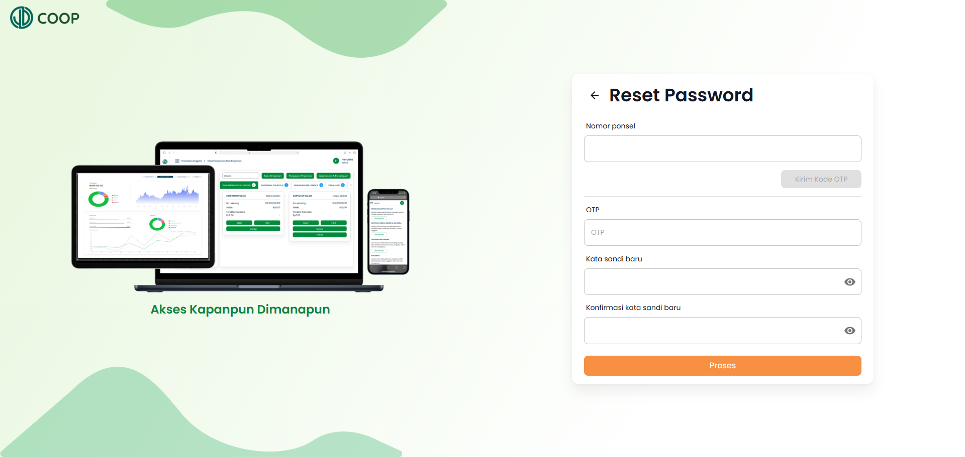 Halaman Lupas Kata Sandi