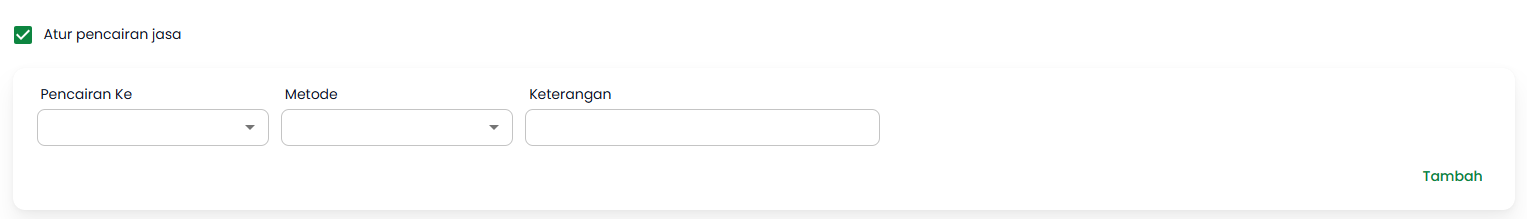 Form Simpanan Berjangka Atur Pencairan Jasa