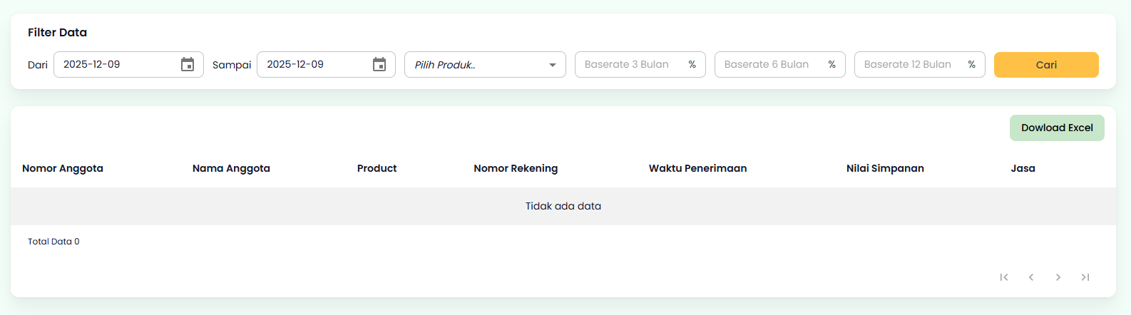 Halaman Simulasi Jasa Berjangka
