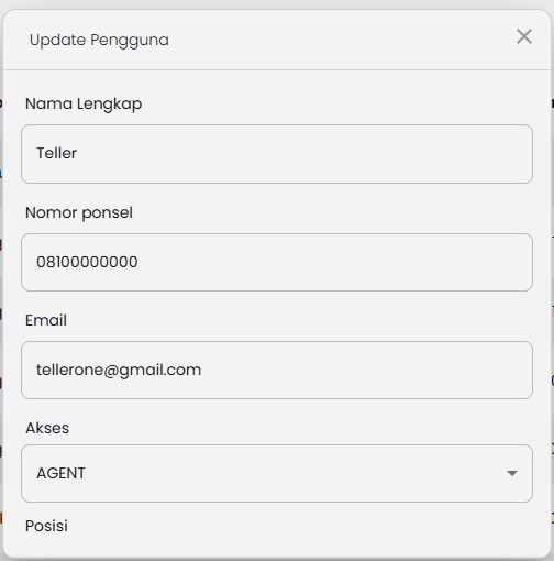 Dialog Update Pengguna